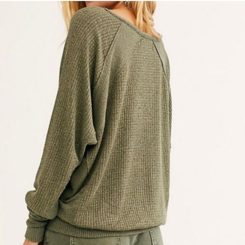 Free People Santa Clara Thermal Top New With Tags